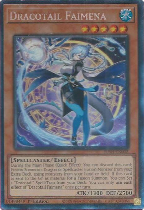 Dracotail Faimena (CR) [JUSH-EN002] Collector's Rare | Exor Games New Glasgow