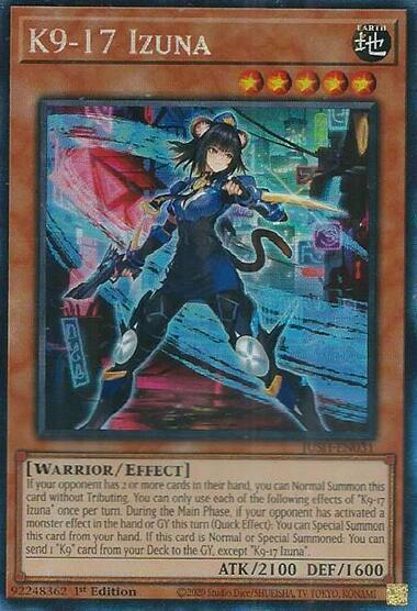 K9-17 Izuna (CR) [JUSH-EN031] Collector's Rare | Exor Games New Glasgow