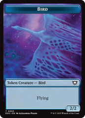 Bird // Pest Double-Sided Token [Edge of Eternities Commander Tokens] | Exor Games New Glasgow
