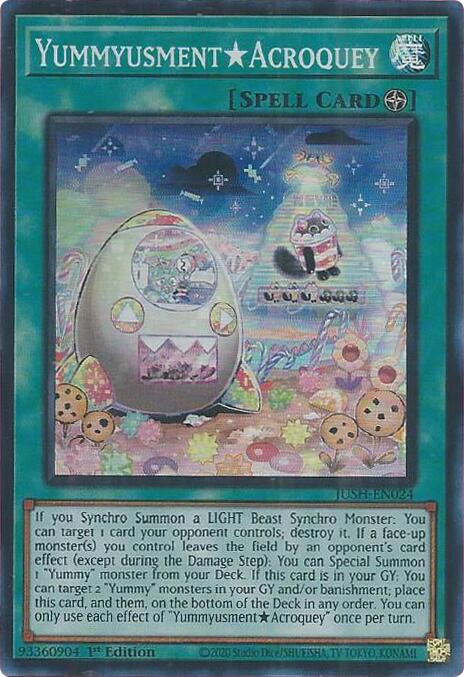 YummyusmentAcroquey (Super Rare) [JUSH-EN024] Super Rare | Exor Games New Glasgow