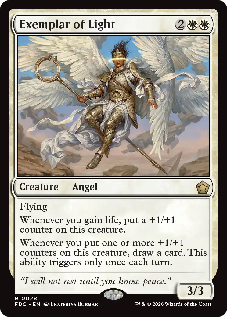 Exemplar of Light [Foundations Commander] | Exor Games New Glasgow