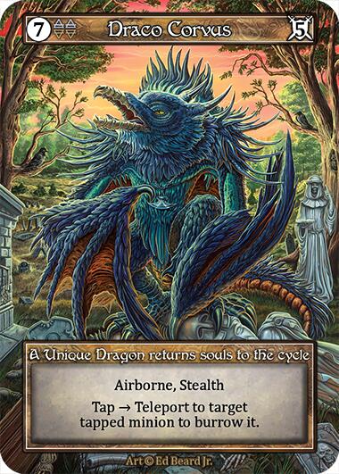 Draco Corvus (Foil) [Dragonlord] | Exor Games New Glasgow