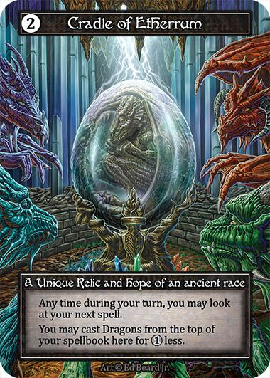 Cradle of Etherrum (Foil) [Dragonlord] | Exor Games New Glasgow