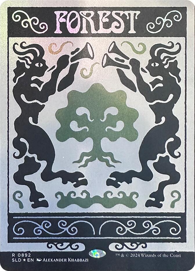 Forest (0892) (Rainbow Foil) [Secret Lair Drop Series] | Exor Games New Glasgow