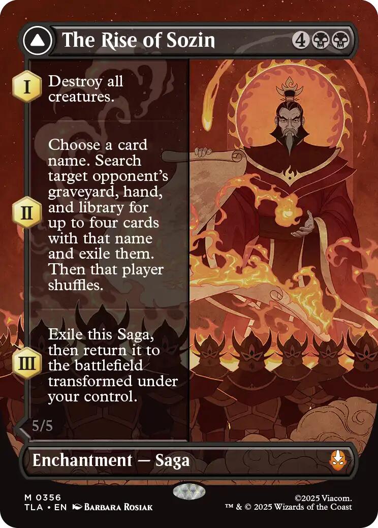 The Rise of Sozin (Borderless) [Avatar: The Last Airbender] | Exor Games New Glasgow