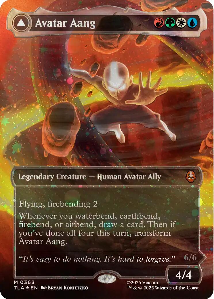 Avatar Aang (Raised Foil) [Avatar: The Last Airbender] | Exor Games New Glasgow