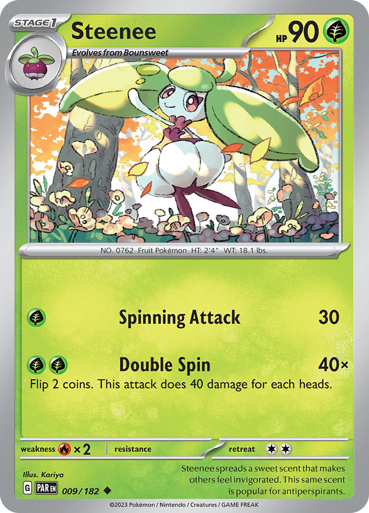 Steenee (009/182) [Scarlet & Violet: Paradox Rift] | Exor Games New Glasgow