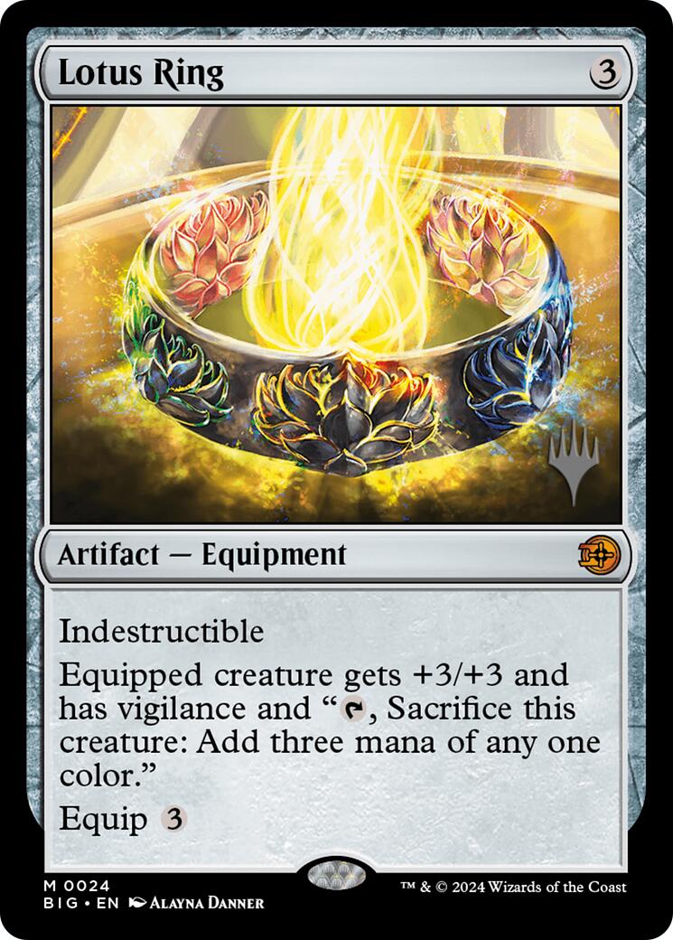Lotus Ring [Edge of Eternities Promo Pack] | Exor Games New Glasgow