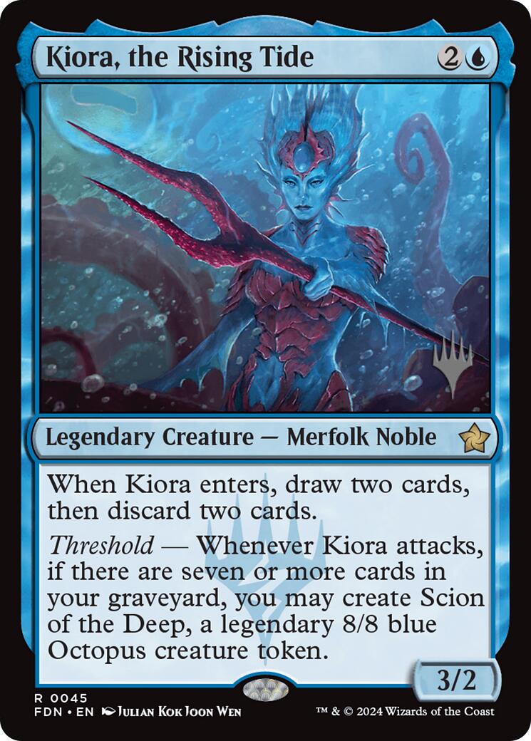 Kiora, the Rising Tide [Edge of Eternities Promo Pack] | Exor Games New Glasgow
