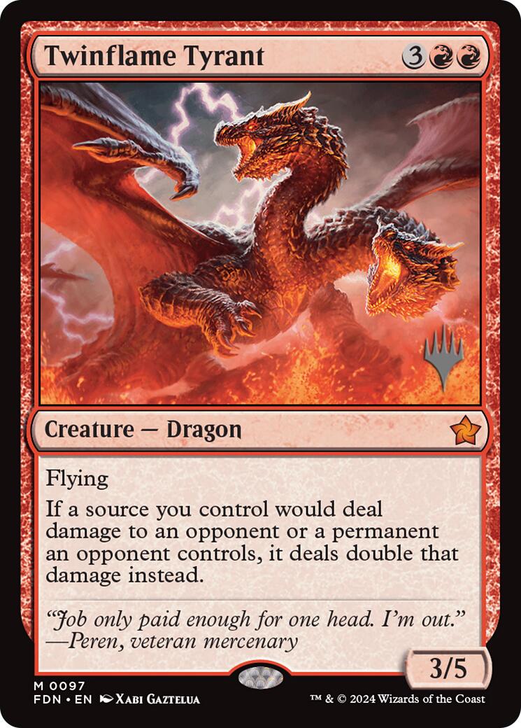 Twinflame Tyrant [Edge of Eternities Promo Pack] | Exor Games New Glasgow