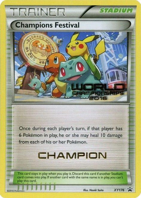 Champions Festival (XY176) (2016 Champion) [XY: Black Star Promos] | Exor Games New Glasgow