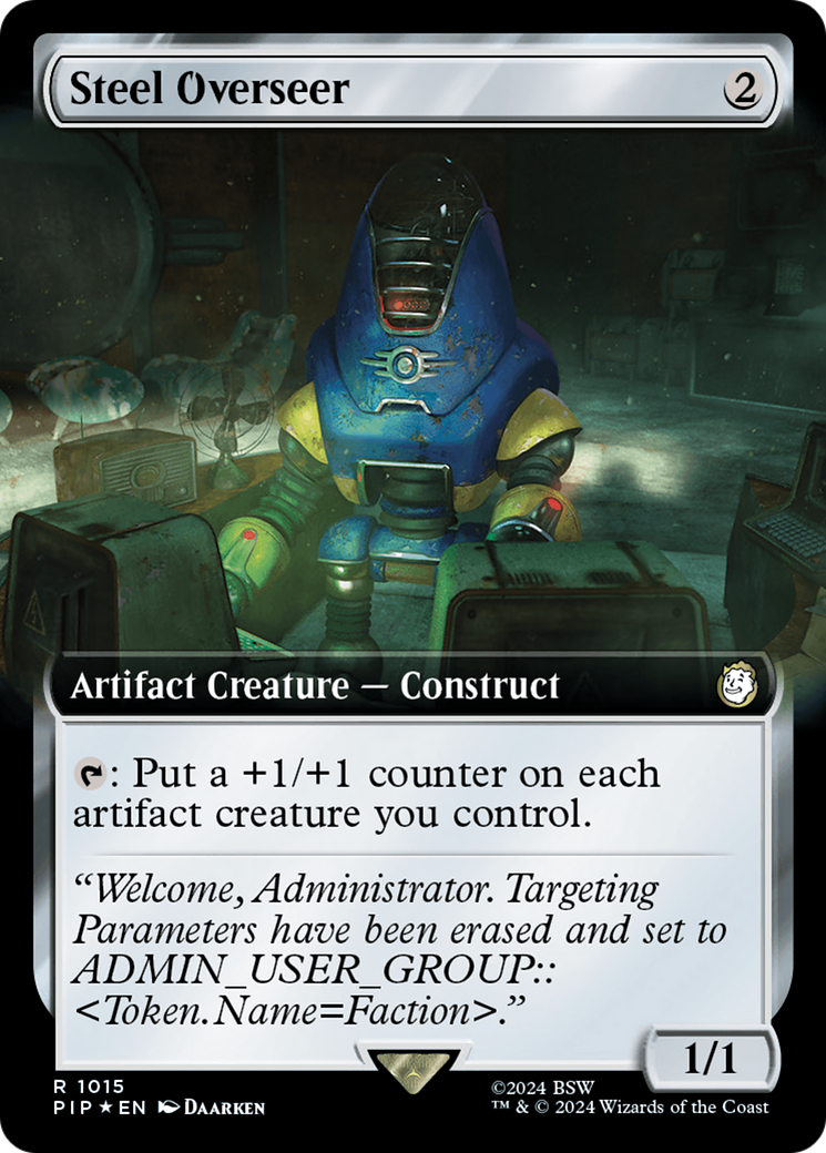 Steel Overseer (Extended Art) (Surge Foil) [Fallout] | Exor Games New Glasgow