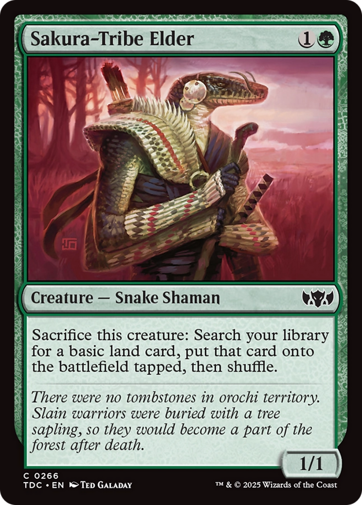 Sakura-Tribe Elder [Tarkir: Dragonstorm Commander] | Exor Games New Glasgow