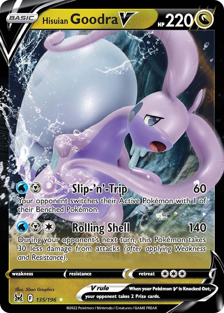 Hisuian Goodra V (135/196) [Sword & Shield: Lost Origin] | Exor Games New Glasgow