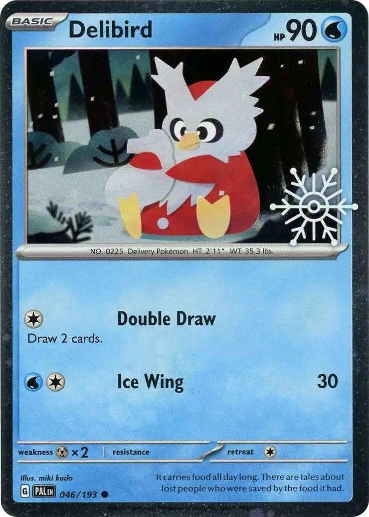 Delibird (046/193) (Holiday Calendar) [Miscellaneous Cards] | Exor Games New Glasgow