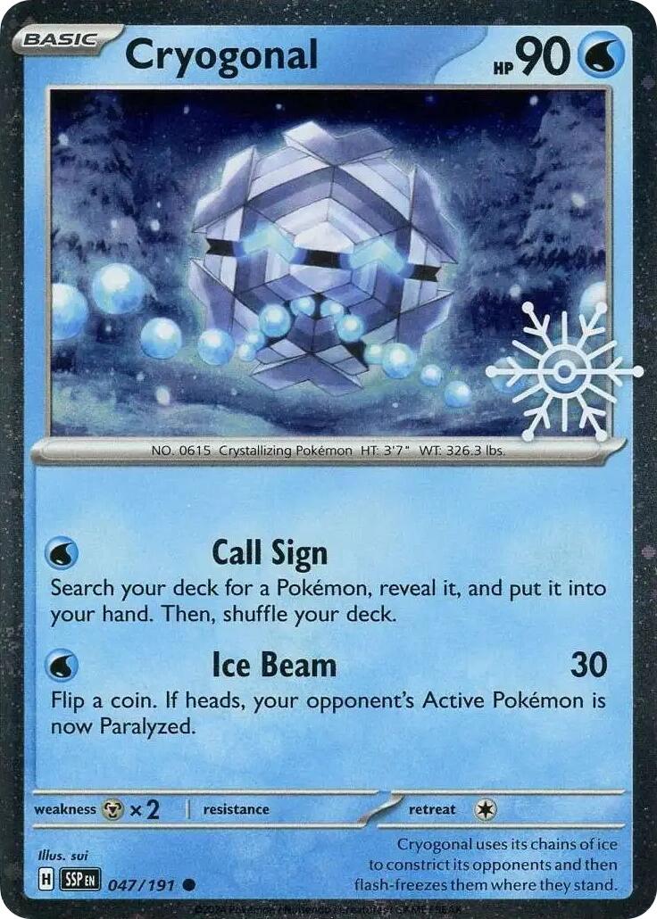 Cryogonal (047/191) (Holiday Calendar) [Miscellaneous Cards] | Exor Games New Glasgow