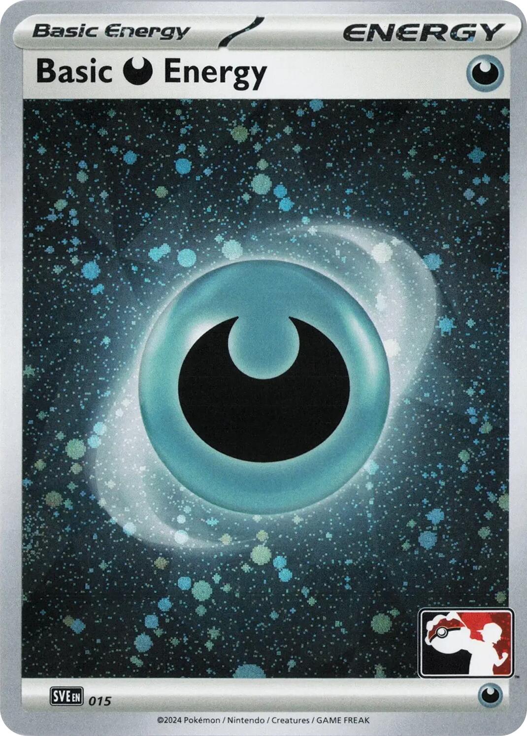 Basic Darkness Energy (015) (Cosmos Holo) [Prize Pack Series Seven] | Exor Games New Glasgow