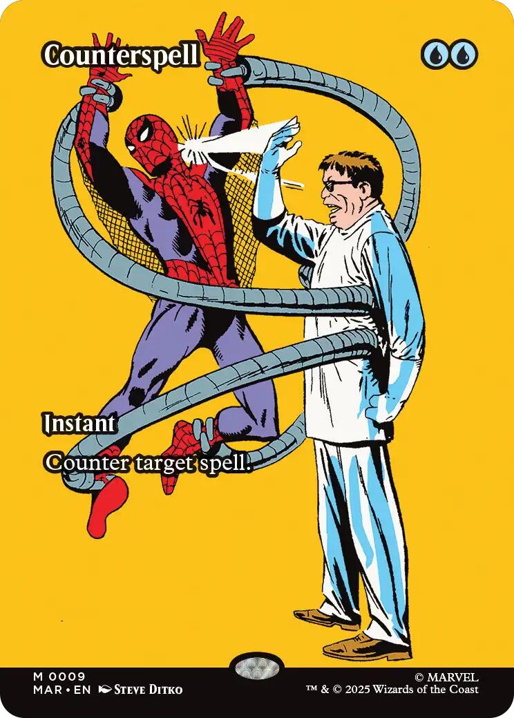 Counterspell (Borderless) [Marvel's Spider-Man: Eternal-Legal] | Exor Games New Glasgow