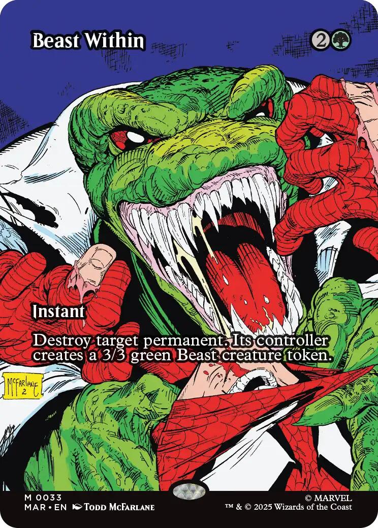 Beast Within (Borderless) [Marvel's Spider-Man: Eternal-Legal] | Exor Games New Glasgow