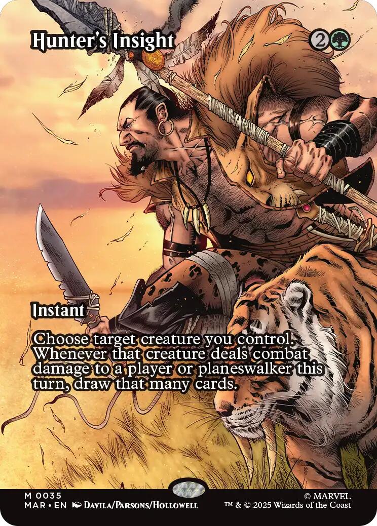 Hunter's Insight (Borderless) [Marvel's Spider-Man: Eternal-Legal] | Exor Games New Glasgow