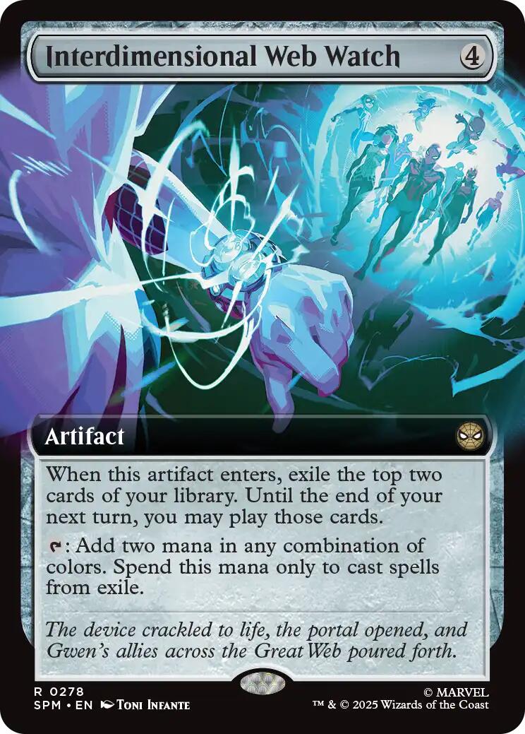 Interdimensional Web Watch (Extended Art) [Marvel's Spider-Man] | Exor Games New Glasgow