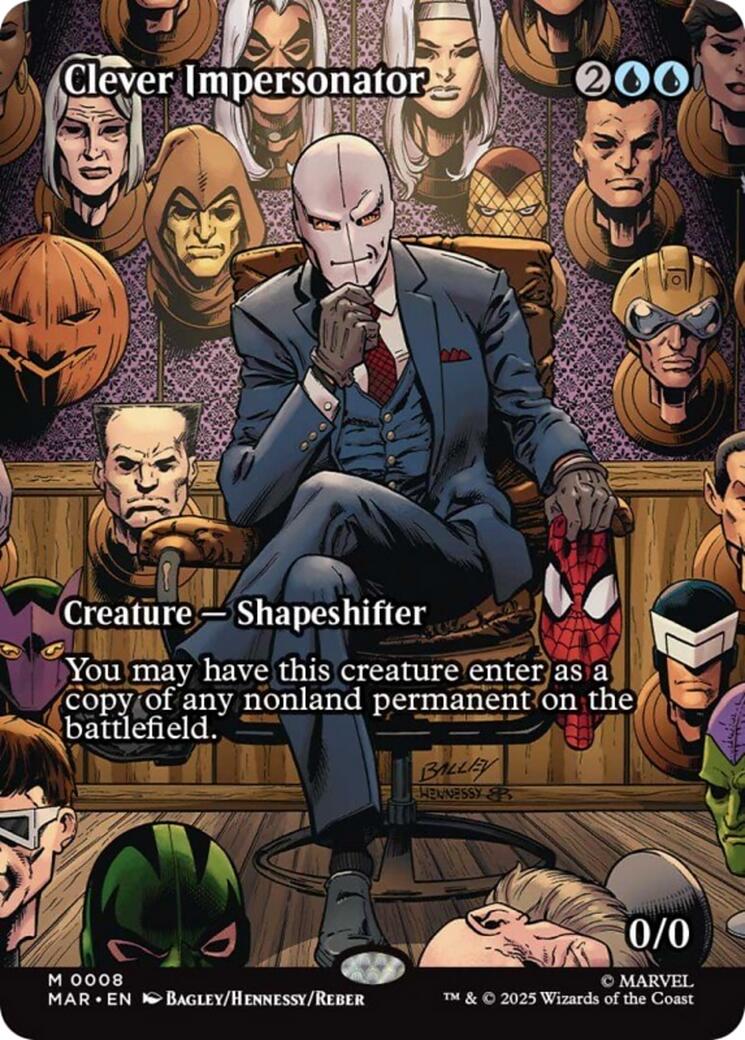 Clever Impersonator (Borderless) [Marvel's Spider-Man: Eternal-Legal] | Exor Games New Glasgow