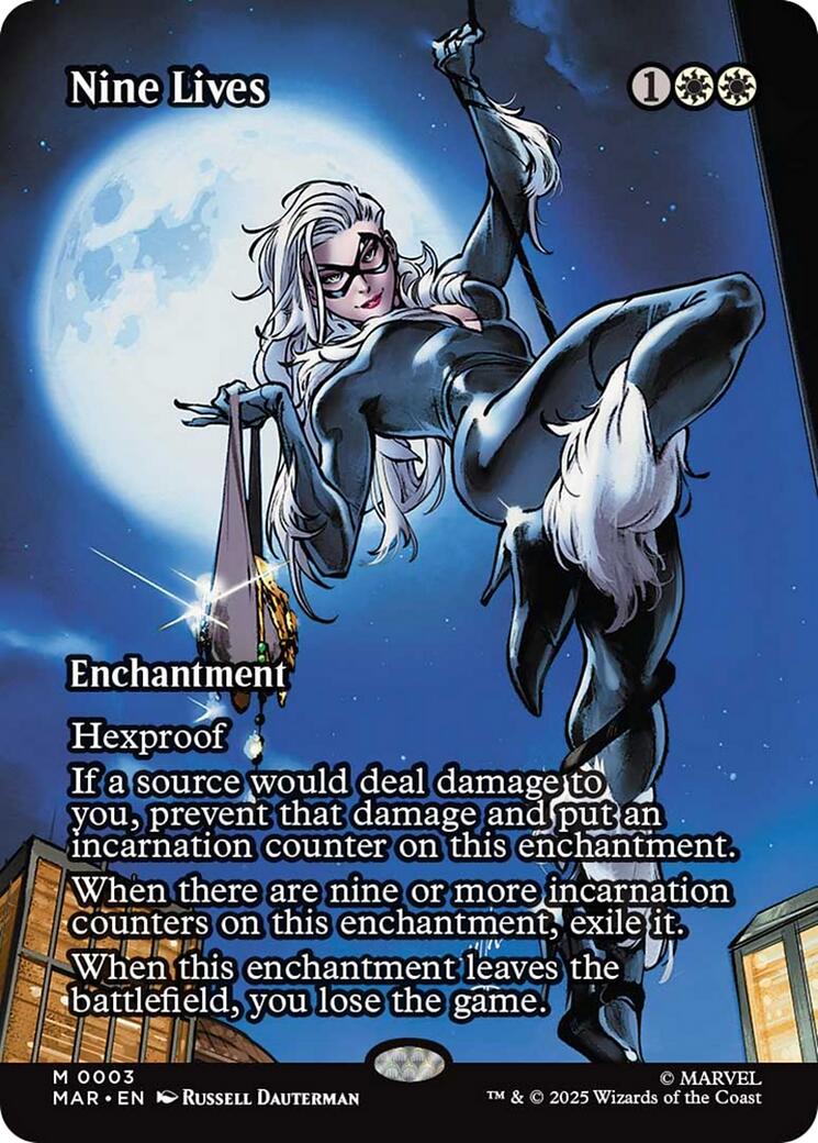 Nine Lives (Borderless) [Marvel Universe: Eternal-Legal] | Exor Games New Glasgow