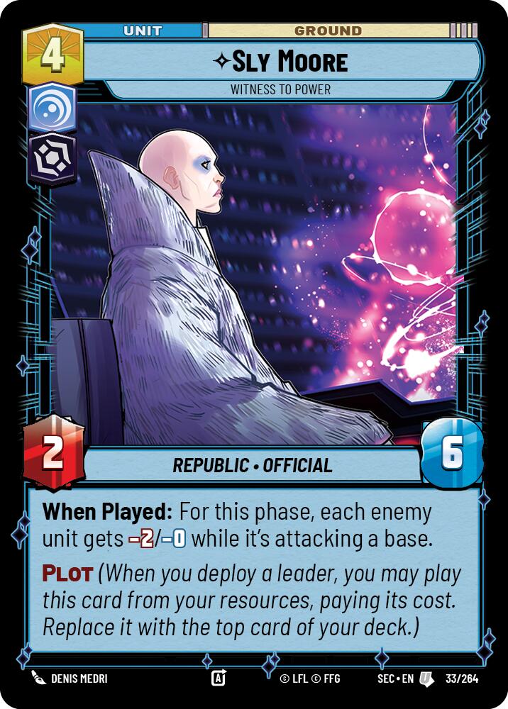 Sly Moore - Witness to Power (33/264) (33/264) [Secrets of Power] | Exor Games New Glasgow