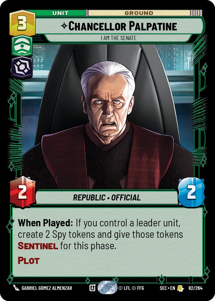 Chancellor Palpatine - I Am the Senate (82/264) (82/264) [Secrets of Power] | Exor Games New Glasgow