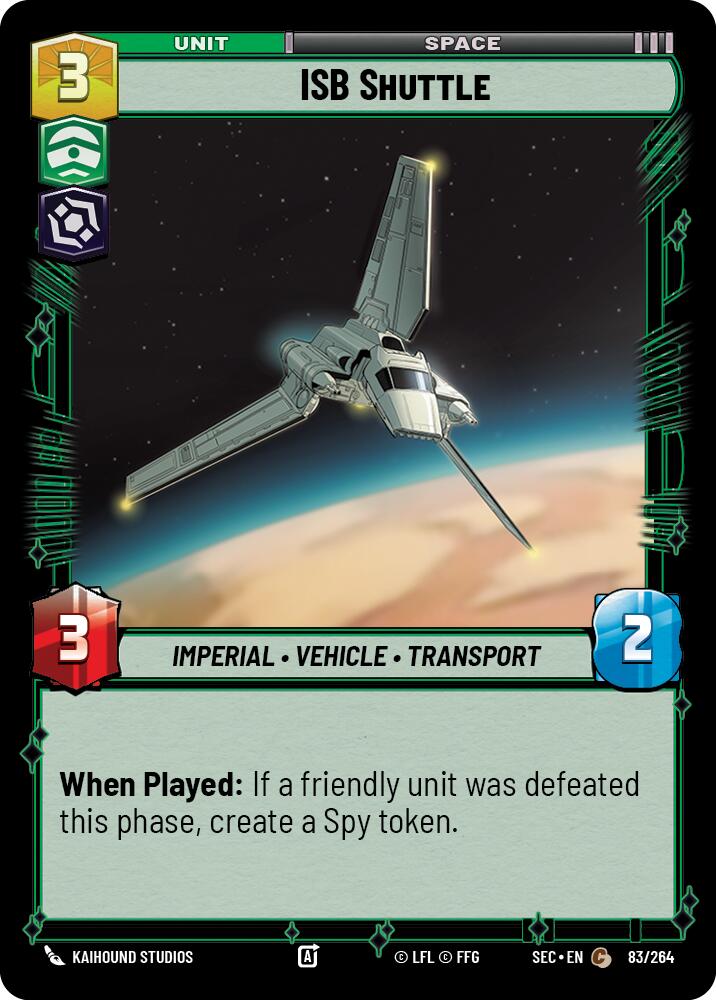 ISB Shuttle (83/264) (83/264) [Secrets of Power] | Exor Games New Glasgow