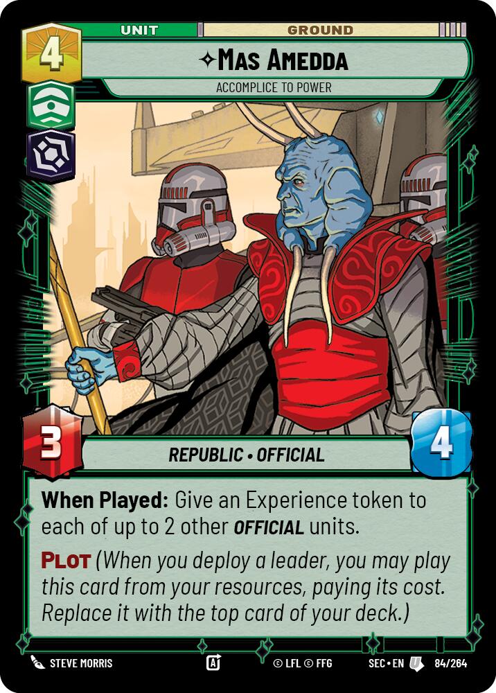 Mas Amedda - Accomplice to Power (84/264) (84/264) [Secrets of Power] | Exor Games New Glasgow