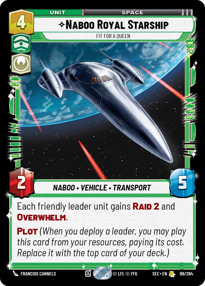 Naboo Royal Starship - Fit For A Queen (99/264) (99/264) [Secrets of Power] | Exor Games New Glasgow