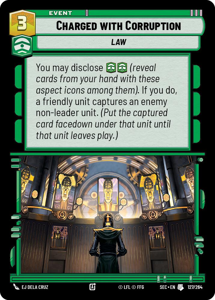 Charged with Corruption (127/264) (127/264) [Secrets of Power] | Exor Games New Glasgow