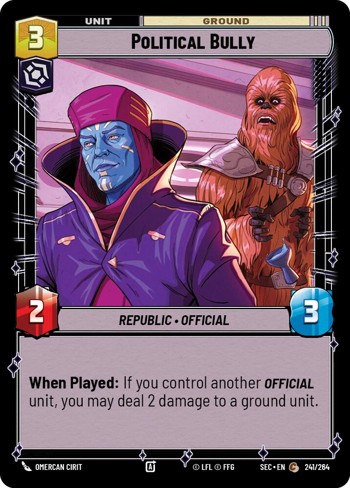 Political Bully (241/264) (241/264) [Secrets of Power] | Exor Games New Glasgow