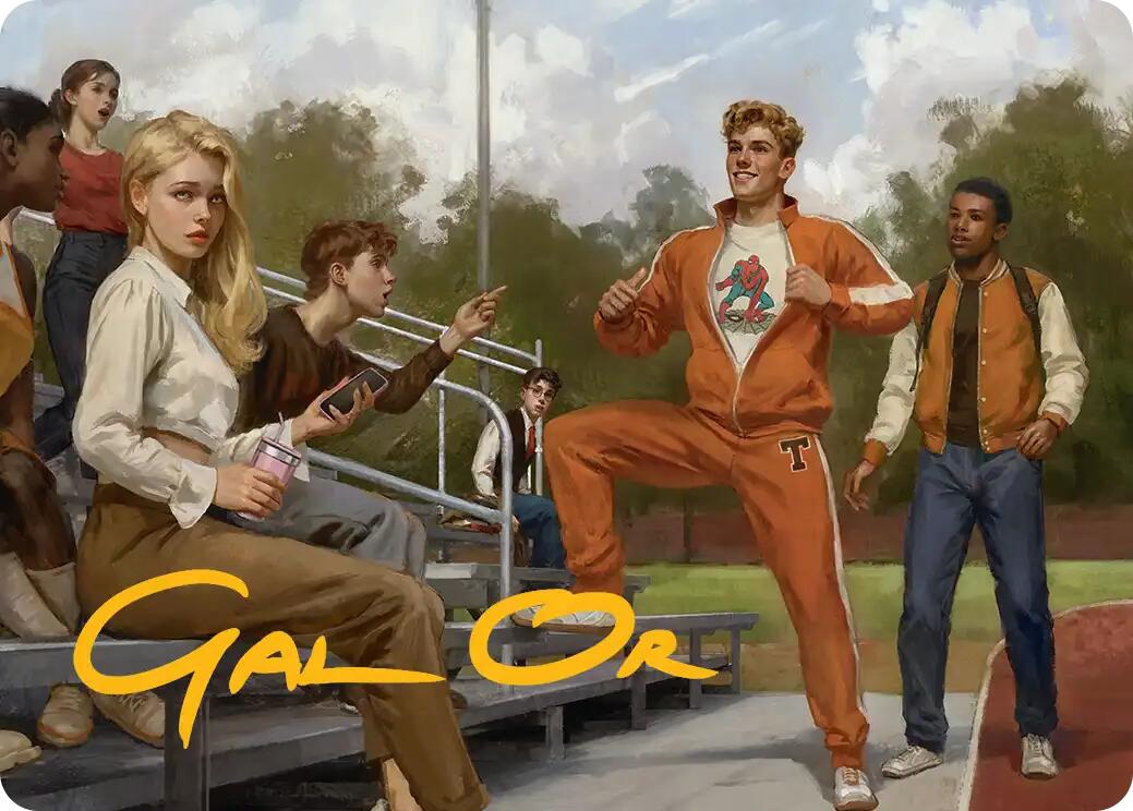 Flash Thompson, Spider-Fan Art Card (Gold-Stamped Signature) [Marvel's Spider-Man Art Series] | Exor Games New Glasgow