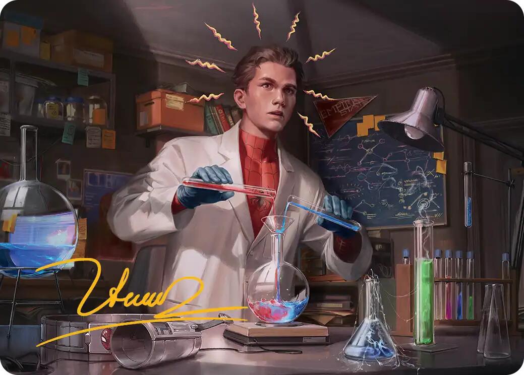 Peter Parker Art Card (3/54) (Gold-Stamped Signature) [Marvel's Spider-Man Art Series] | Exor Games New Glasgow