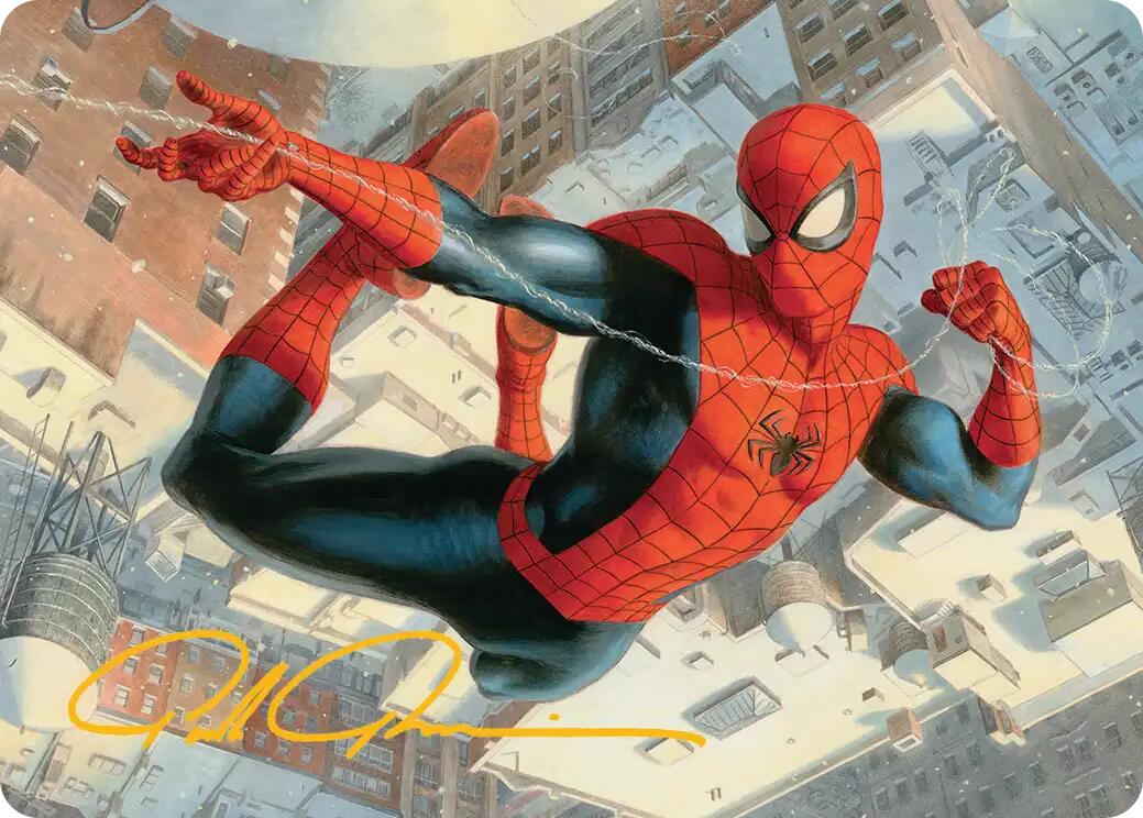 Spider-Man, Peter Parker Art Card (Gold-Stamped Signature) [Marvel's Spider-Man Art Series] | Exor Games New Glasgow