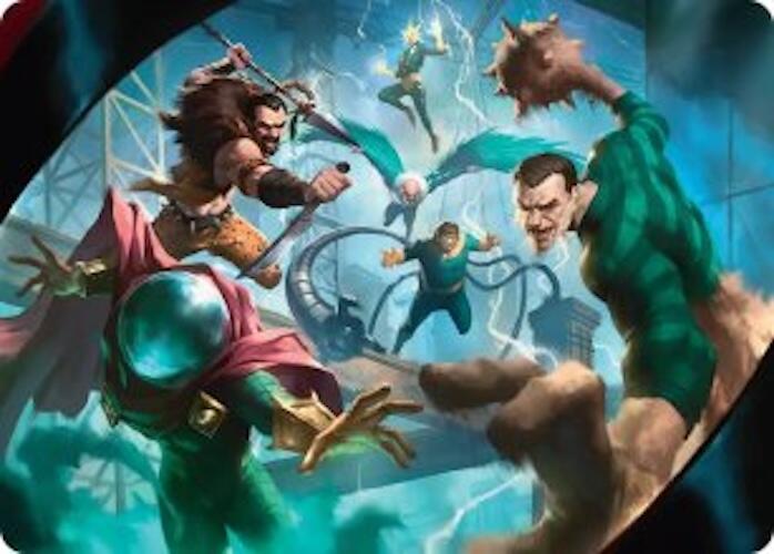 Behold the Sinister Six! Art Card (7/54) [Marvel's Spider-Man Art Series] | Exor Games New Glasgow