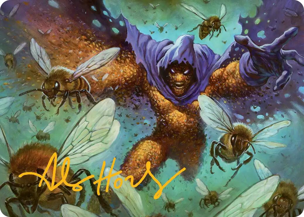 Swarm, Being of Bees Art Card (Gold-Stamped Signature) [Marvel's Spider-Man Art Series] | Exor Games New Glasgow