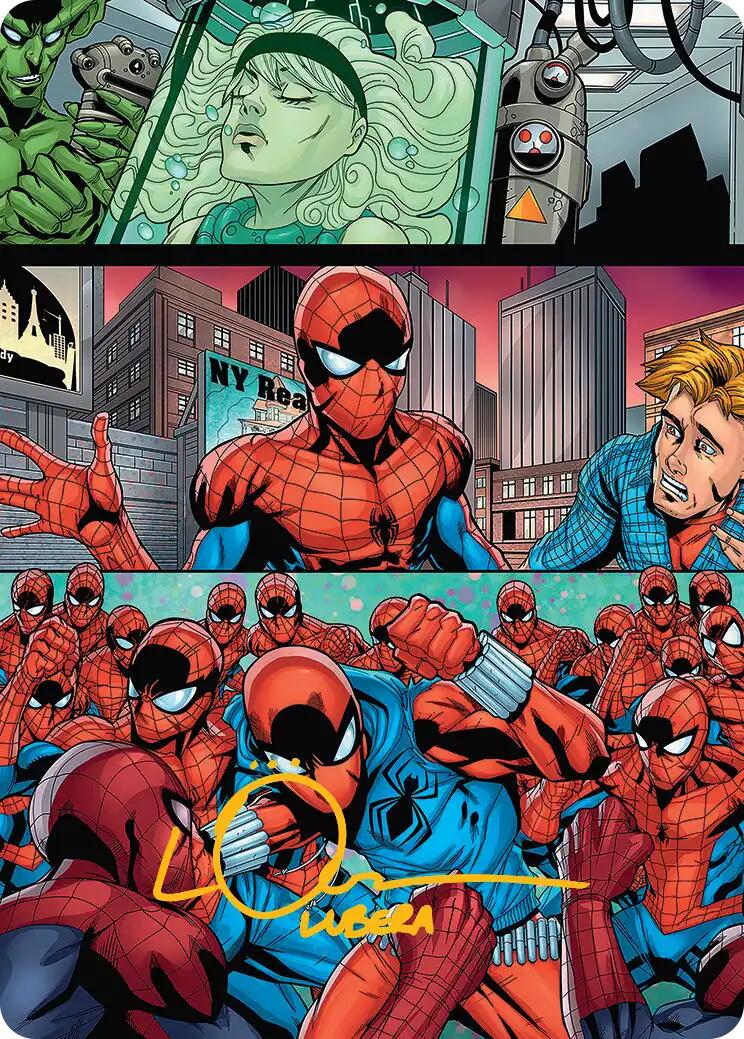 The Clone Saga Art Card (Gold-Stamped Signature) [Marvel's Spider-Man Art Series] | Exor Games New Glasgow