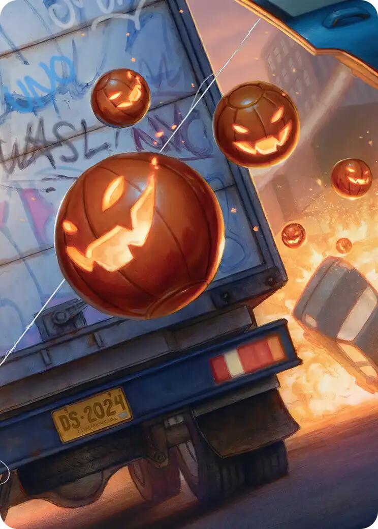 Pumpkin Bombs Art Card [Marvel's Spider-Man Art Series] | Exor Games New Glasgow