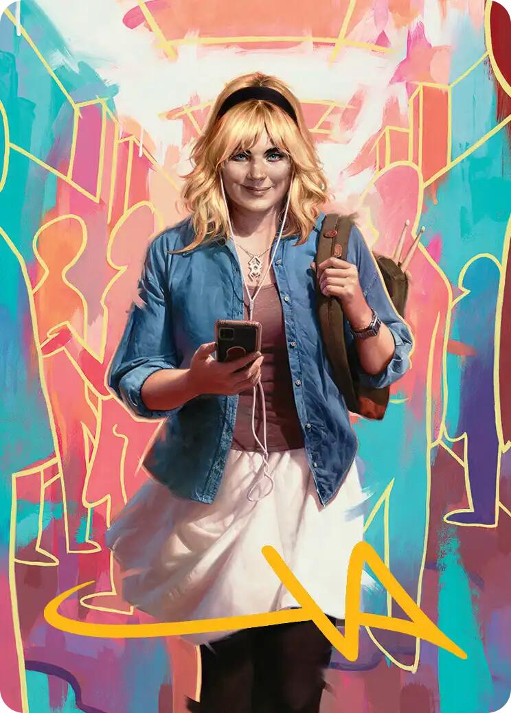 Gwen Stacy Art Card (Gold-Stamped Signature) (13/54) [Marvel's Spider-Man Art Series] | Exor Games New Glasgow