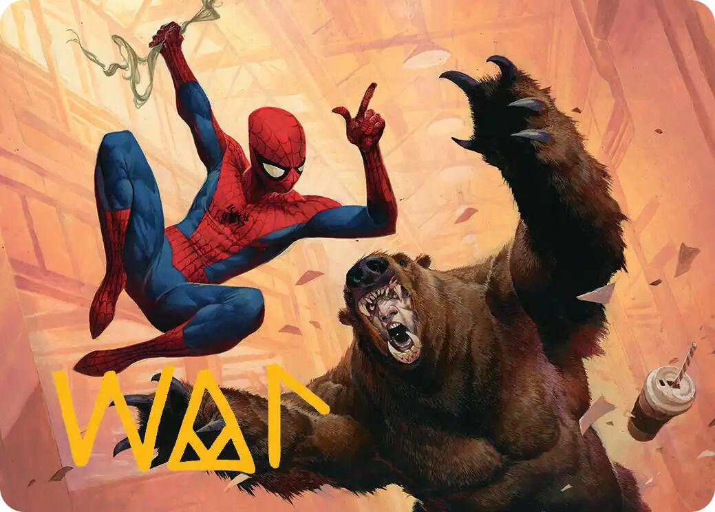 Wisecrack Art Card (Gold-Stamped Signature) [Marvel's Spider-Man Art Series] | Exor Games New Glasgow