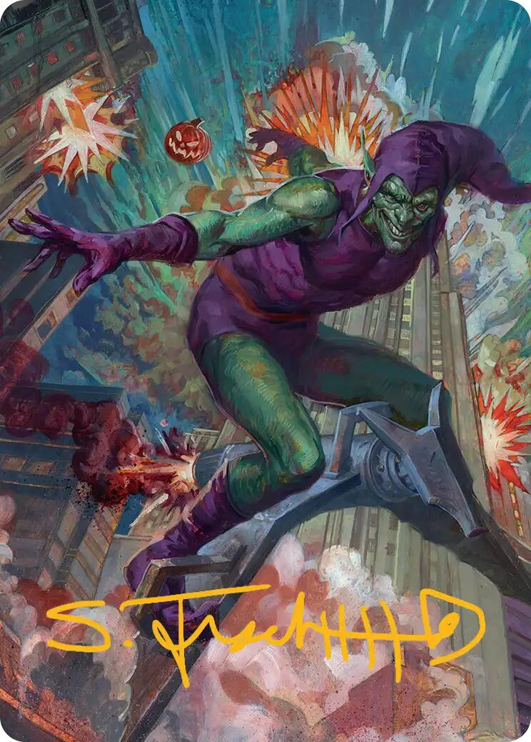 Green Goblin Art Card (26/54) (Gold-Stamped Signature) [Marvel's Spider-Man Art Series] | Exor Games New Glasgow