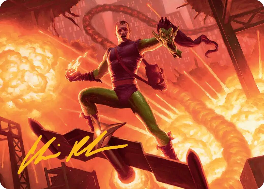 Green Goblin, Revenant Art Card (Gold-Stamped Signature) [Marvel's Spider-Man Art Series] | Exor Games New Glasgow