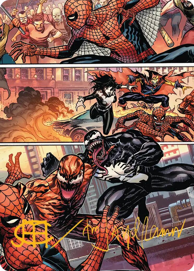 Maximum Carnage Art Card (Gold-Stamped Signature) [Marvel's Spider-Man Art Series] | Exor Games New Glasgow