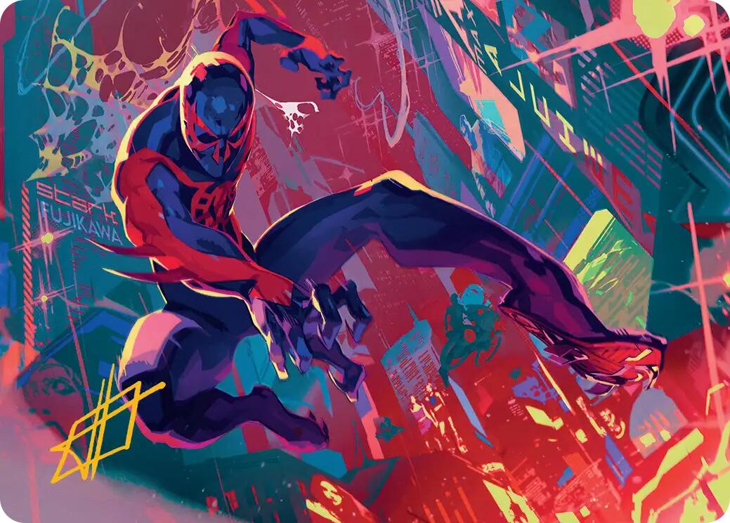 Spider-Man 2099 Art Card (Gold-Stamped Signature) [Marvel's Spider-Man Art Series] | Exor Games New Glasgow