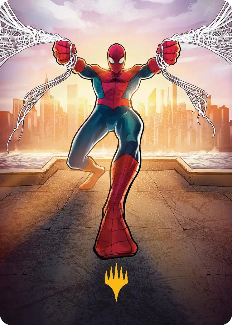 Amazing Spider-Man Art Card (36/54) (Gold-Stamped Planeswalker Symbol) [Marvel's Spider-Man Art Series] | Exor Games New Glasgow