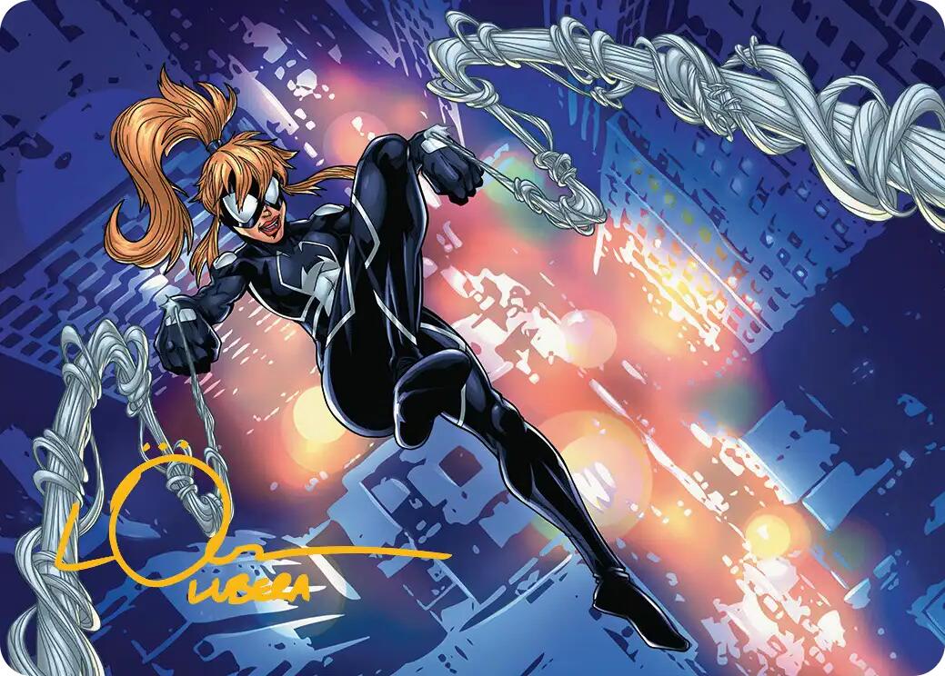 Arana, Heart of the Spider Art Card (Gold-Stamped Signature) [Marvel's Spider-Man Art Series] | Exor Games New Glasgow