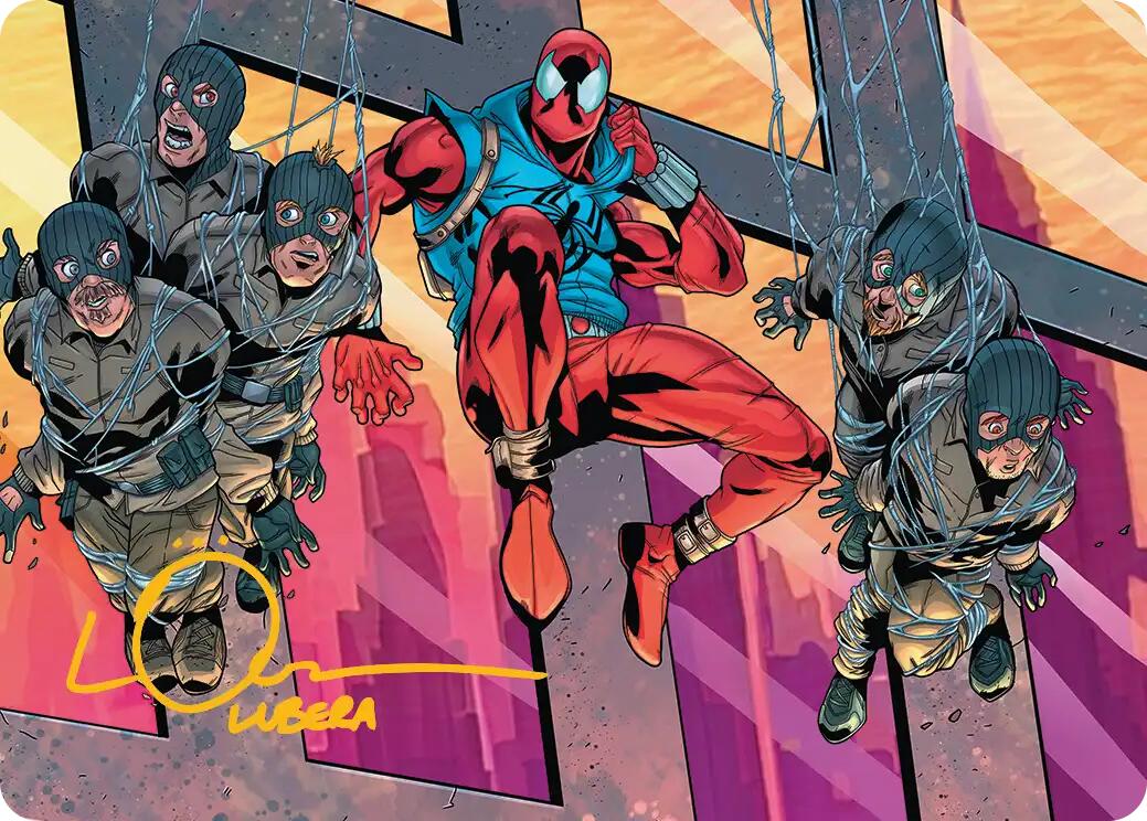 Scarlet Spider, Ben Reilly Art Card (Gold-Stamped Signature) [Marvel's Spider-Man Art Series] | Exor Games New Glasgow